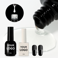 Vernis à ongles professionnel UV Gel – Base Coat sans résidu, Top Coat haute brillance, Top Coat couleur transparente, Top Coat mat, Top Coat gel pailleté