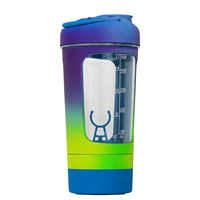 Gobelet mélangeur de protéines électrique 500 ml, sans BPA, en Tritan, à agitation automatique, pour adultes, écologique, vente en gros, directement de l'usine