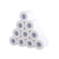 2 plis 3 plis 4 plis 10 rouleaux par paquet papier toilette Logo personnalisé papier toilette blanc Soluble dans l'eau