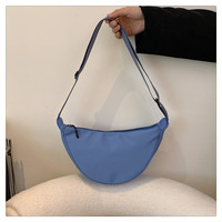 2024 nouveau sac de poitrine de voyage en Nylon couleur bonbon dames sport messager épaule fronde sac à main pour téléphone portable poitrine Style croisé