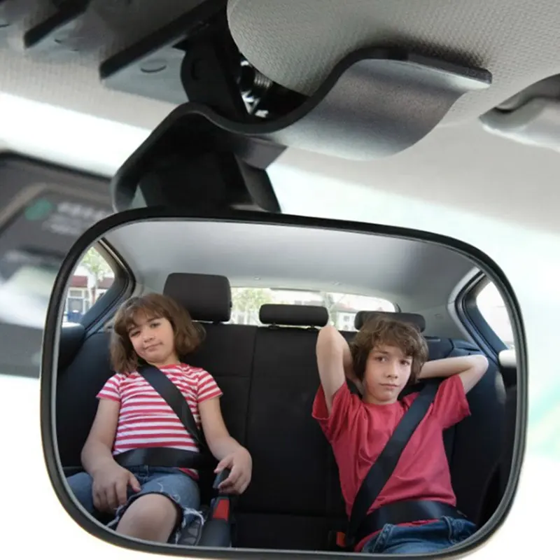 아기 자동차 거울 만화 자동차 뒷 좌석 후면보기 직면 머리 받침 마운트 어린이 아이 유아 아기 안전 모니터 액세서리