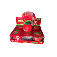 Jouet anti-stress créatif en forme de fruit, coque extérieure en TPR avec rembourrage en farine, jouet sensoriel à presser