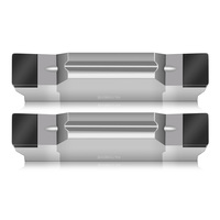Cutter de tournage CNC en carbure indexable PCD CBN, outil de coupe durable pour acier trempé et alliage d'aluminium