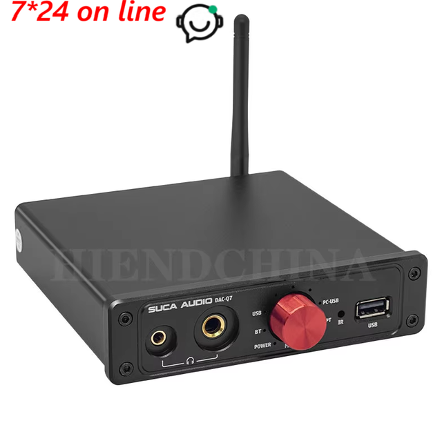 SUCA AUDIO Q7 Decoding Fever Hifi Lossless BT5.0 DAC Decoder USB Digital Turntable Audio Player