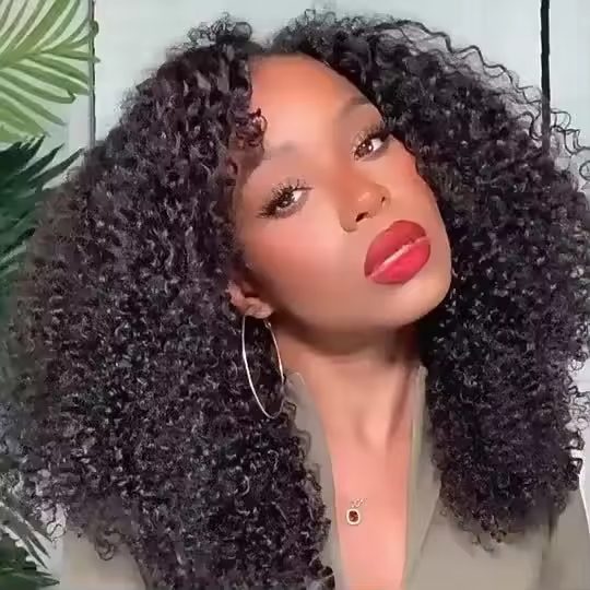 u part wig human hair burmese curly