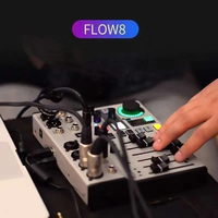 Console de mixage numérique Flow8 Mini 8 canaux avec Bluetooth, contrôle via application audio, 2 processeurs d'effets, interface USB/audio, plastique et métal