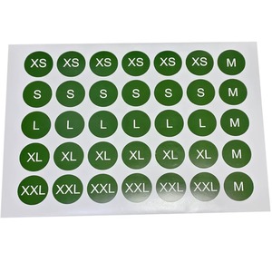 Pegatinas de tamaño duradero para etiquetas de ropa Embalaje de productos Exhibición minorista y gestión de inventario en múltiples formas y tamaños - Product Image 2