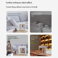 Diffuseur d'air sans eau rechargeable par USB, diffuseur d'arômes sans eau pour la maison, diffuseur d'huiles essentielles sans eau, purificateur d'air