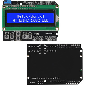 Module d'affichage à caractères LCD1602 16x2 avec rétroéclairage bleu et clavier pour Arduino - Product Image 4