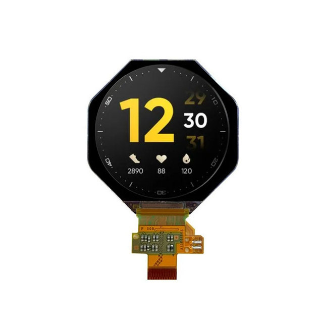 Original LPM013M091A 1.34 inch Round LCD Transflective Sunlight Readable 320x300 Panel MIPI Circle LCD Display