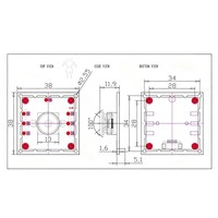 OEM Fabrika Fiyatı 1MP OV9732 100 Derece Kamera Modülü 1280x720 USB Ücretsiz Sürücü Manuel Odaklama WinXP/7/8/10 için Kameralar için