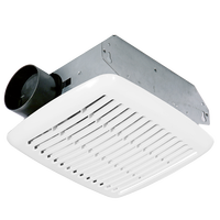 Moteur DC multi-vitesses Ventilateur extracteur compact de salle de bain à économie d'énergie Ventilateur d'extraction de ventilation 50CFM