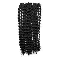 Extensions de cheveux synthétiques à tresser de 18 pouces, 240g, boucles italiennes, tresses bohèmes, pour usage quotidien féminin, cheveux au crochet tendance pour tresses
