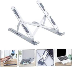 Support pour tablette et ordinateur portable en aluminium pliable ultime, réglable, portable, support vertical pour ordinateur portable, support pour ordinateur portable - Product Image 5