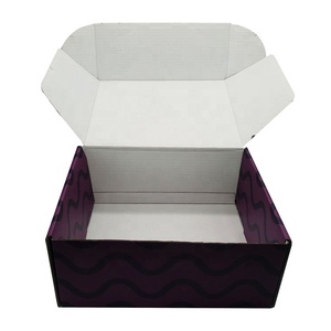 Impreso personalizado de cartón reciclado envío corrugado de color Mailer cajas - Product Image 1