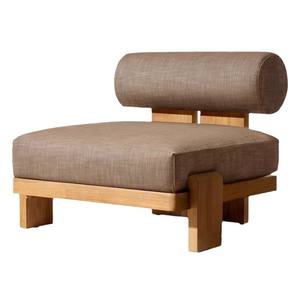 Sofá de Madera Maciza para Exteriores, Tres Plazas, Diseño Nórdico, para Jardín, Terraza, Patio, Hotel - Product Image 5