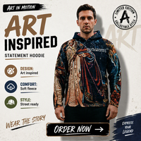 Sweat à capuche personnalisé pour homme, motif tapisserie, style anime, tissé, pour l'hiver, vêtements de basketball, grande taille