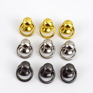 Meetee Bf069 Mạ Túi Xách Trang Trí Đinh Tán Nhẫn Nail Túi Dây Đeo Side Clip Khóa Với Vít Phụ Kiện Phần Cứng Cho Hành Lý - Product Image 1