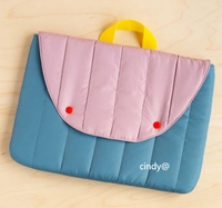 Edredón portátil Computadora Laptop Sleeve Bag Covers Puffy Laptop Storage Bag con cierre de cremallera