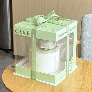 Cajas de <span class=keywords><strong>Pastel</strong></span> Transparentes Biodegradables y Ecológicas para Exhibición en Panadería, <span class=keywords><strong>Precio</strong></span> al por Mayor, para Cumpleaños y Tiramisú - Product Image 3