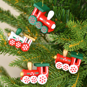 Mini Wooden <b>Christmas</b> <b>Train</b> Decorations New Holiday Crafts <b>for</b> Children's Gifts Factory Wholesale - Product Image 5