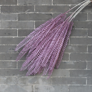 Five Pronged Pearl Grass Artificial Flowers High Simulation <b>Leaves</b> Wedding Decor Indoor Outdoor Use Plastic Material - Product Image 1