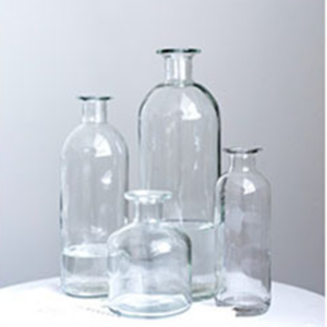 <span class=keywords><strong>Vase</strong></span> à fleurs en verre moderne rustique, thème <span class=keywords><strong>automne</strong></span>, toutes saisons, classique pour la chambre à coucher, fleurs décoratives, usage minimaliste - Product Image 5