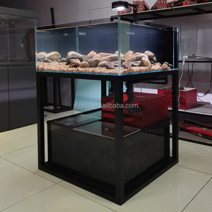 Fabrieksnieuwe <span class=keywords><strong>aquarium</strong></span> met zoetwater, ultra-wit glazen bodemfilter, klein/middelgroot formaat, geschikt voor woonkamer, koraallandschap - Product Image 1