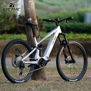Bicicletta Elettrica Unisex per Adulti Fuoristrada E-MTB Saite EM6 3a Generazione con Motore Centrale e Sospensione Completa - Product Image 4