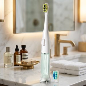 Cepillo de Dientes Eléctrico Sónico Personalizado con Bomba Incorporada para Enjuague Bucal, Blanqueamiento Dental, Resistente al Agua IPX5, Cerdas Suaves, 30 Días - Product Image 4