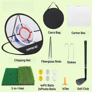 Hw Golf <span class=keywords><strong>Swing</strong></span> Trainer Chipping Net Set Opvouwbaar Indoor/Outdoor Oefensysteem Perfect Voor Chipping & Pitching Training - Product Image 3