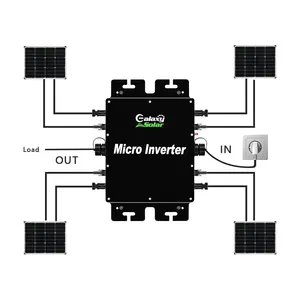 Thiên Hà Microinverter 600 W Ứng Dụng Thông Minh Giám Sát 600 Watt Lưới Tie Micro Biến Tần Năng Lượng Mặt Trời Bảng Điều Khiển 700W 800W 1000W Micro Biến Tần