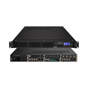DHP300 Head-end Processor 1-U case viene con 6 ranuras de módulo independientes todo en uno para CATV Digital Project Digital Modulador - Product Image 2