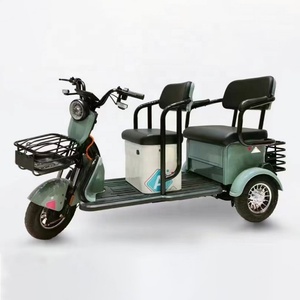 Elderly Three Wheeled Electric Scooter 60V Double Row Three Wheeled Motorcycle Open Electric Tricycle - Product Image 1