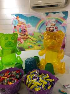 Maßge schneiderte 24 Zoll transparente Urlaub Geburtstag Party Dekorationen <span class=keywords><strong>Candy</strong></span> Land aufblasbare Gummibärchen Spielzeug für Kinder Kind - Product Image 6