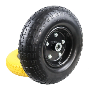 Solid Rubber <strong>Wheel</strong> <strong>for</strong> Beach Cart Hand <strong>Trolley</strong> Garden Trailer 4.00-6 Pu Foam Flat Free <strong>Wheels</strong> <strong>Trolley</strong> Tyre - Product Image 1