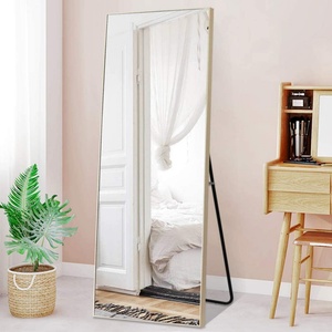 Hot Overseas Sale Custom Gold <b>Black</b> <b>Large</b> Big Long Metal <b>Framed</b> Dressing Full Length Floor Stand Arch Wall Mirror Espejo Spiegel - Product Image 5