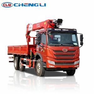 Camion grue FAW 6x2 de 10 tonnes, camion grue pour la construction et le levage de charges - Product Image 5