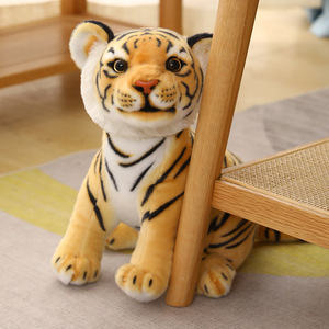 Nouveau modèle très populaire : Peluche réaliste de <span class=keywords><strong>tigre</strong></span> de haute qualité, adorable animal compagnon, Bête Gardienne de la Nature, Force Originale - Product Image 2