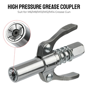 Boquilla de grasa de alta presión de 10000 PSI, acoplador de pistola de engrase de doble manija con lubricante, accesorios de reparación de piezas de automóviles - Product Image 4