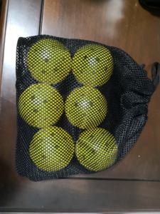 6-balls <b>Mesh</b> <b>Bag</b> for Pickleball Customized Wholesale Black Pickle Ball Game Outdoor Picker Pickleball Balls Picking Meshbag - Product Image 4
