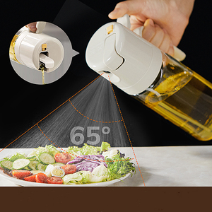 Bouteille vide en <span class=keywords><strong>verre</strong></span> <span class=keywords><strong>de</strong></span> 180 ml et 550 ml pour huile d'olive, distributeur d'huile pour cuisine, salade, grillades, vaporisateur d'huile avec boîte personnalisée – Stock usine - Product Image 3