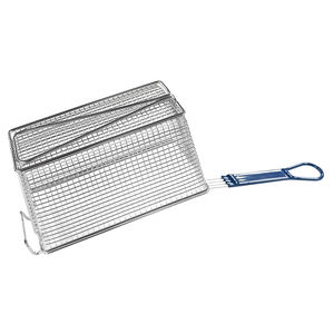 Pommes Frites Fritte use Korb Designed Heavy Gauge Frittier korb mit bunt beschichteten Griff für Köche Home Commercial Kitchen - Product Image 4