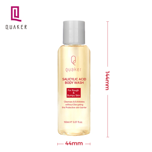 جل استحمام من Qquaker بزيت حمض الساليسيليك للتحكم في غسل الجسم مضاد لحب الشباب والرؤوس السوداء يزيل الرؤوس السوداء ولا رائحة لبشرة الفراولة - Product Image 6