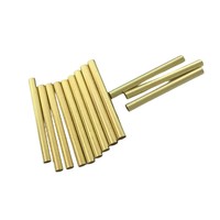 H70 Uniform Grain Durable Brass Tube 141.1mm Stress Relieved ISO4046 Sensor Housing Pipe for Wall and Decoration
