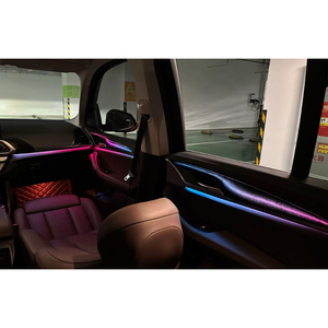 Tira de Luces LED RGBIC Premium para Ambiente Interior de Auto, Iluminación Ambiental para BMW X3/X4 2018-2024 - Product Image 4