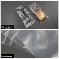 Sacs d'emballage en plastique transparents personnalisés en LDPE, refermables, étanches, résistants aux déchirures, imprimés en héliogravure pour l'électronique et les écouteurs