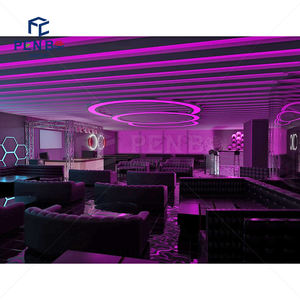 ديكورات داخلية عالمية عصرية حسب الطلب مع أثاث نادي أنيق وديكور منطقة VIP أنيق - Product Image 1