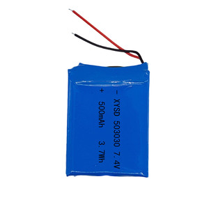 แบตเตอรี่ลิเธียมโพลิเมอร์ 503030 500mAh 7.4V พร้อมแผงป้องกัน สำหรับของเล่นรีโมทคอนโทรล ถังขยะอัจฉริยะ - Product Image 3