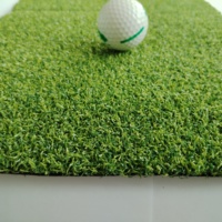 Césped Sintético Premium para Golf, Césped Artificial de Polietileno Monofilamento + Material Rizado de Polipropileno, Duradero y Antideslizante para Uso Comercial